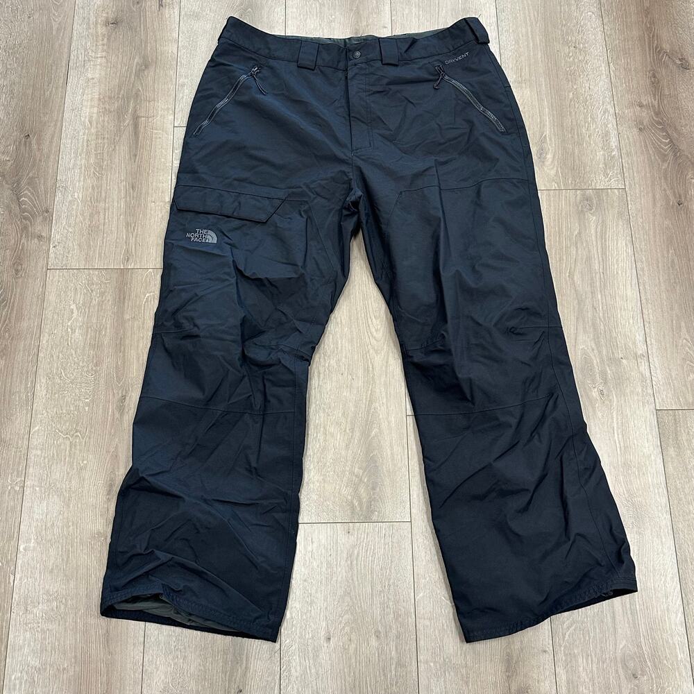 The North Face Dryvent Snow Ski Pants Black Size XL B23
